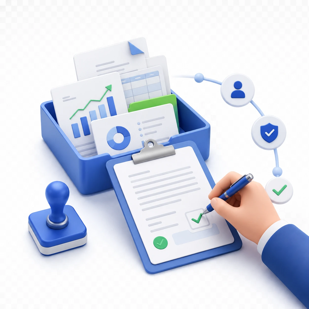 Returned finance case with missing documents and rework notes