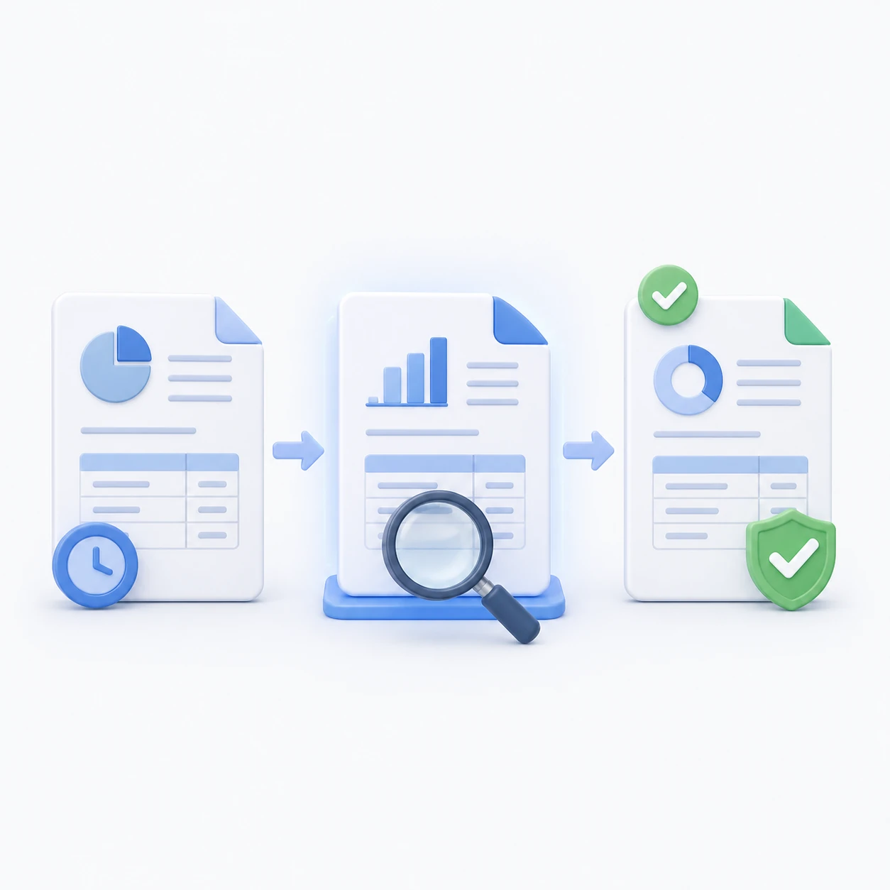 Finance review dashboard with unclear status and overdue cases