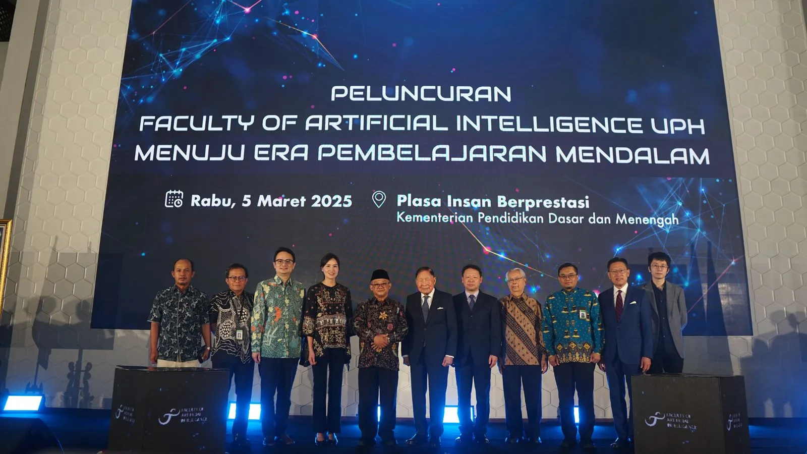 Launch of UPH's Faculty of Artificial Intelligence with Kunbyte and Lippo Group leaders